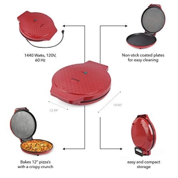 Courant Non-Stick Pizza Maker: Perfect for Any Kitchen