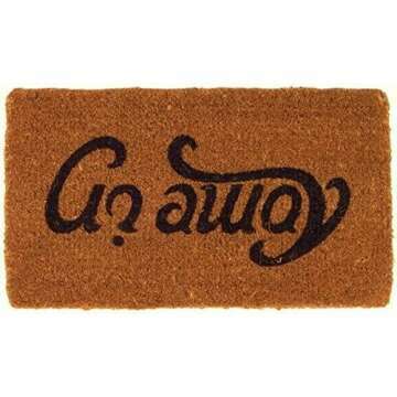 Funny Come In Go Away Doormat 18" x 30"