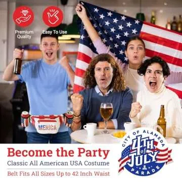 USA Merica Beverage Belt - Perfect for Every Celebration