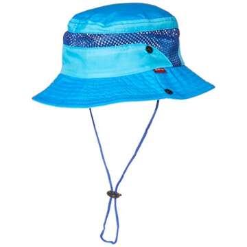 Baby Sun Hat Toddler Sun Hat Kids Breathable Bucket Sun Protection Hat | Adjustable, Stay-on Chin-St...
