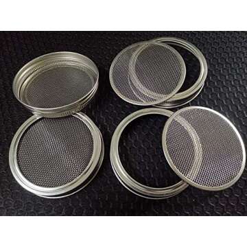 Sprouting Lids Stainless Steel Kit for Mason Jars