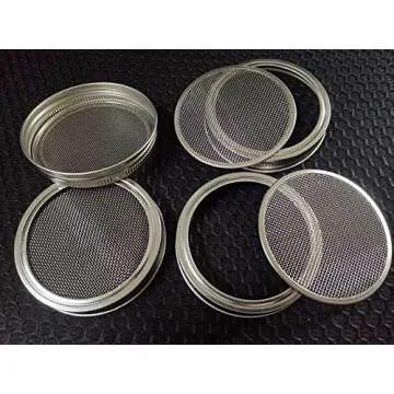Sprouting Lids Stainless Steel Kit for Mason Jars