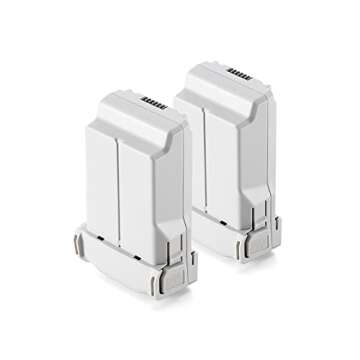Original 2 Pack Mini 3 Pro Intelligent Flight Battery Plus (3850mAh, 47 Minutes) and Charging Hub fo...