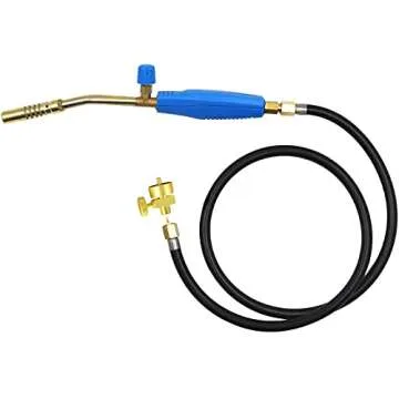 MCAMPAS Adjustable Brass Propane Regulator Valve,1/4" NPT Male to 1"-20 Female Thread Adapter -Oxy/Fuel Gas Cylinder CGA600 Connector for MC Regulator & 1LB Disposable Tanks