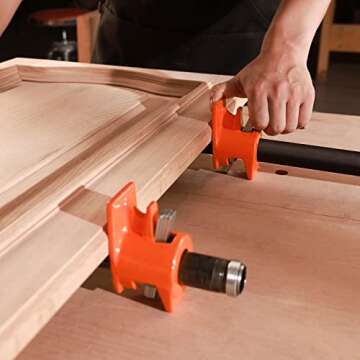 PONY 2-Pack Wood Clamps for 3/4 Inch Black Pipe