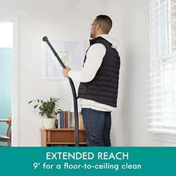 Kenmore KW3030 Wet Dry Canister 3.2 Gallon 2.5 Peak HP Vacuum Cleaner with Extension Wands Tool Storage & Wall Bracket for Garage, Car, Home, 3.2 Gallons, Green