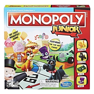Monopoly Junior Board Game | Family Games for Preschoolers| Ages 5 for Kids (Amazon Exclusive)