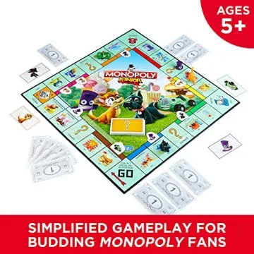 Monopoly Junior Board Game | Family Games for Preschoolers| Ages 5 for Kids (Amazon Exclusive)