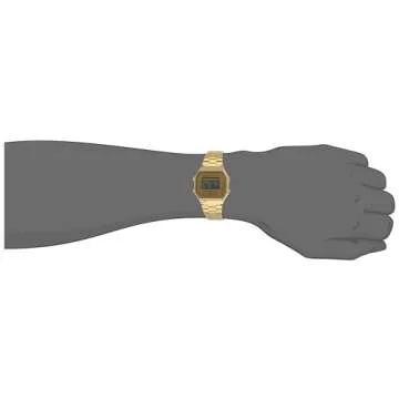Casio Vintage Retro Gold Digital Unisex Watch