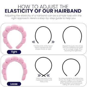 Cute Spa Headband for Makeup and Skincare Routine