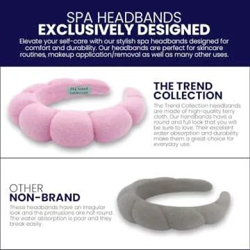 Cute Spa Headband for Makeup and Skincare Routine