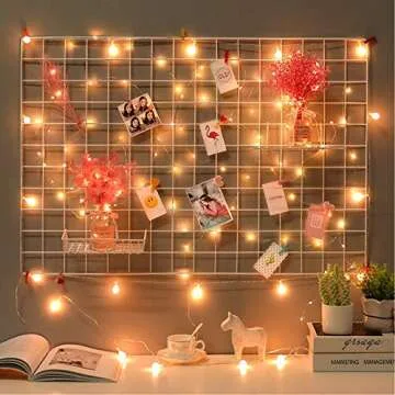 GBYAN Grid Wall Panel White Wall Grid Organizer Multifunctional Wire Wall Grid for Home and Office Photo Display