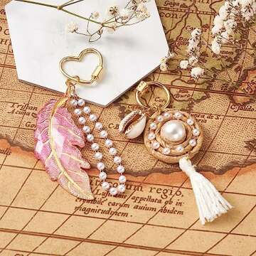 Fashewelry 5Pcs Mixed Screw Keychain Carabiner Lock Clasps Real 18K Gold Plated Screw Locking Hook Closure Buckle for Necklace Bracelet Making Mini Dangling Charms Pendant Keyrings Handbag Decor