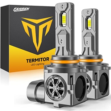 Termitor 9005 Bulbs Latest Upgraded 33000LM 900% Super Bright, 1:1 Halogen Size, 6000K Cool White, 6...