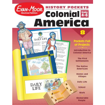 Explore Colonial America: Engaging History Workbook for Grades 4-6+