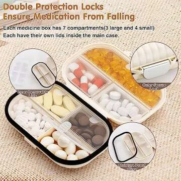 Zannaki Pill Organizer for Easy Daily Medication Management