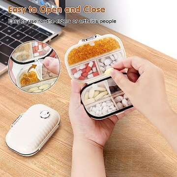 Zannaki Pill Organizer for Easy Daily Medication Management