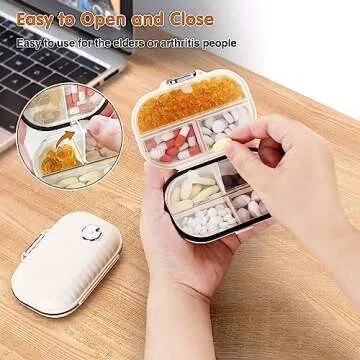 Zannaki Pill Organizer for Easy Daily Medication Management