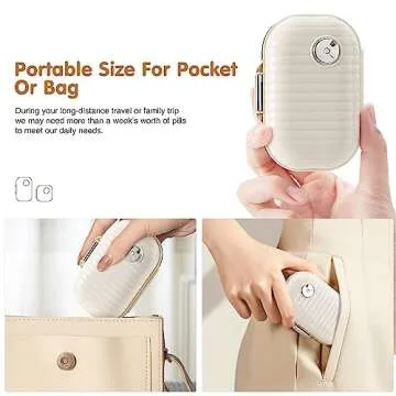 Zannaki Pill Organizer for Easy Daily Medication Management