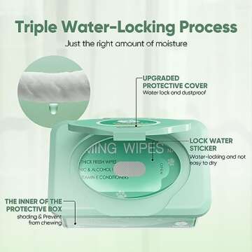 PUPMATE Extra Thick Pet Wipes with Aloe Vera for Dogs & Cats