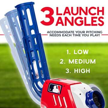 Franklin Sports Kids MLB Pitching Machine for Young Players