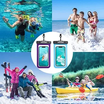 Hiearcool Waterproof Phone Pouch for iPhone & Samsung