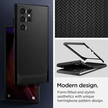Spigen Neo Hybrid Designed for Galaxy S22 Ultra Case (2022) - Black