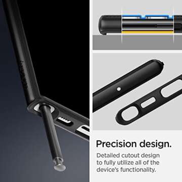 Spigen Neo Hybrid Designed for Galaxy S22 Ultra Case (2022) - Black