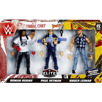 Elite WWE Action Figure 3-Pack with Championship Accessories