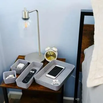 Welaxy Desk Drawer organizers tray Felt storage bins home office Draw dividers Nordic Lifestyle simp...