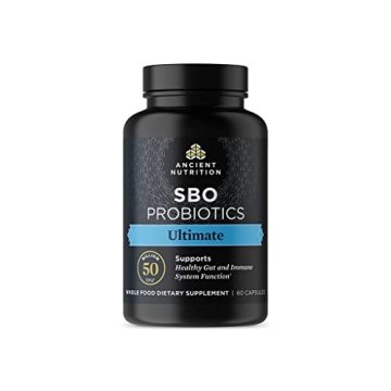 Probiotics by Ancient Nutrition, SBO Probiotics Ultimate, 50 Billion CFUs, 60 Caps