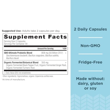 SBO Probiotics Ultimate by Ancient Nutrition - 50 Billion CFUs