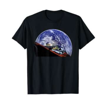 Starman Space and Mars Exploration T Shirt T-Shirt