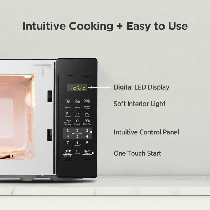 Comfee Countertop Microwave Oven 0.7 Cu Ft with ECO Mode