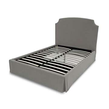 Modus Furniture Solid Wood Footboard-Storage Bed, California King, Laurel - Wheat