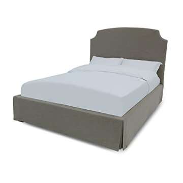 Modus Furniture Solid Wood Footboard-Storage Bed, California King, Laurel - Wheat
