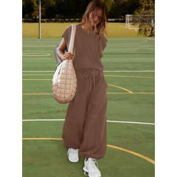 LAMISSCHE Women's Wide Leg Jumpsuit with Pockets