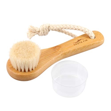 Gentle Horsehair Facial Cleansing Brush for Radiant Skin
