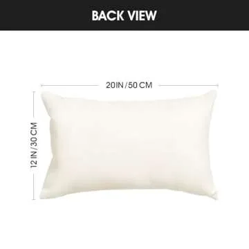 ADFLOOD Christmas Pillow Covers 12X20 Christmas Trees Decorative Throw Pillows Decoration Holiday Party Cushion Case for Home Couch Sofa