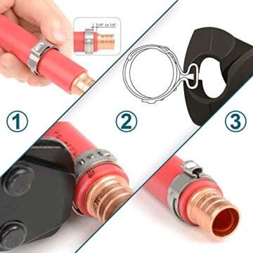 Buy LOKMAN PEX Cinch Clamps 50 Pack 1/2 Inch Quality