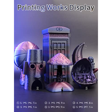ZIRO Gradient Twinkling PLA Filament for Brilliant Art