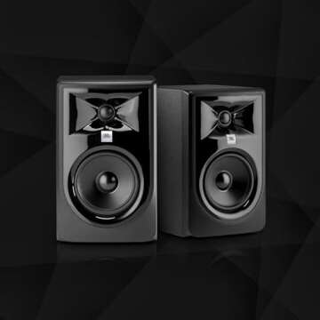 JBL Professional 305P MkII 5-Inch 2-Way Powered, Active Monitor Speakers for Near Field Music Produc...