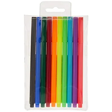 Bright UCHIDA Le Neon Pens - 10 Pieces for Art & Journaling