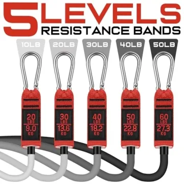 WALITO 150LBS Resistance Bands Set for Home Workouts