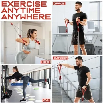 WALITO 150LBS Resistance Bands Set for Home Workouts