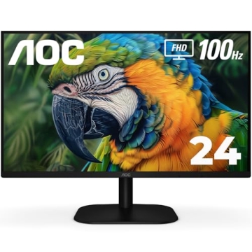 AOC 24B2H2 24” Frameless Monitor - FHD, 100Hz, HDMI