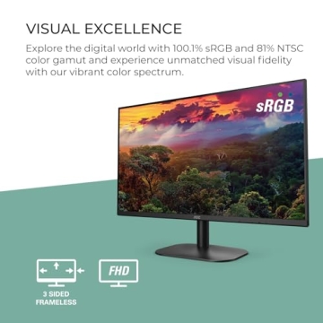 AOC 24B2H2 24” Frameless Monitor - FHD, 100Hz, HDMI