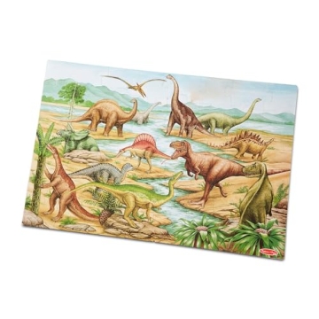 Melissa & Doug Dinosaurs Puzzle - 48 Thick Pieces, FSC Certified