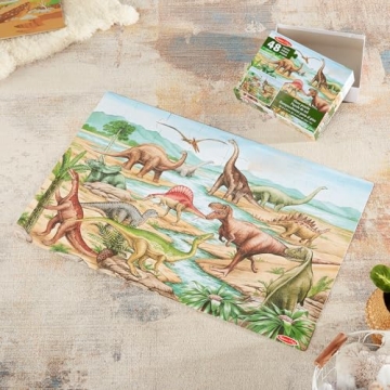 Melissa & Doug Dinosaurs Puzzle - 48 Thick Pieces, FSC Certified
