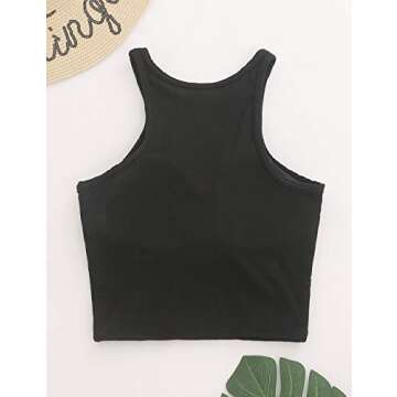 AngiMelo Workout Tops for Women Longline Sports Bras Racerback Ribbed Tank Top with Built in Bra Yoga Crop Athletic